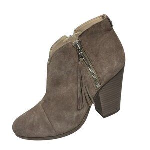 $550 Rag & Bone Margot Fringe Cap Toe Bootie Suede Size 38, 7.5 NEW